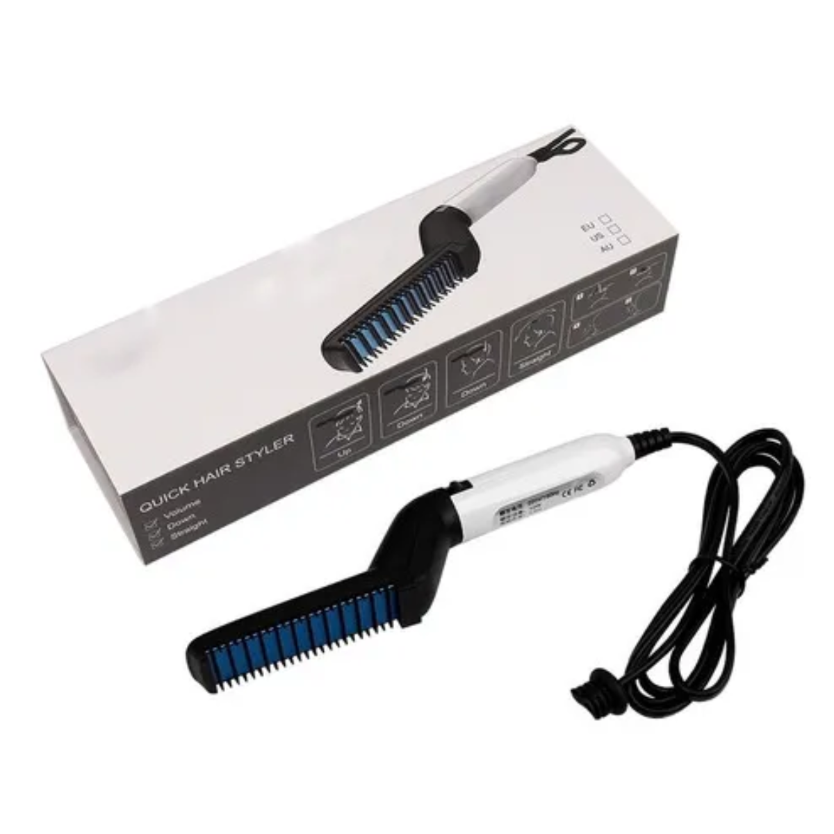 Plancha De Barba Peinadora Alisadora Men